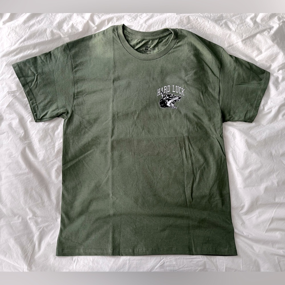Olive green t shirt (Hard Luck)